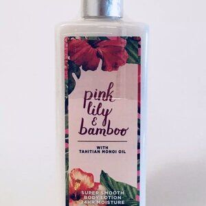 BATH & BODY WORKS PINK LILY & BAMBOO BODY LOTION 8 FL OZ SHEA VITAMIN E